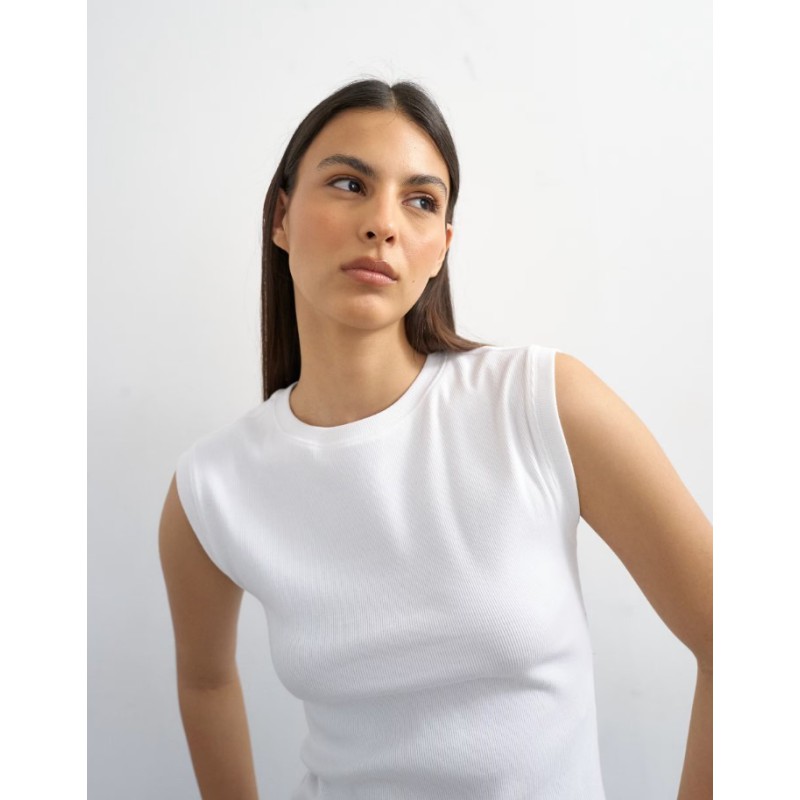 31001056 TSADELA SL RIB BOYFRIEND TANK JRS