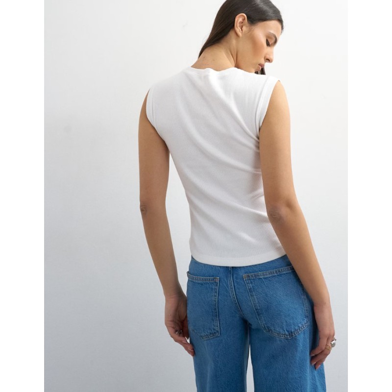 31001056 TSADELA SL RIB BOYFRIEND TANK JRS
