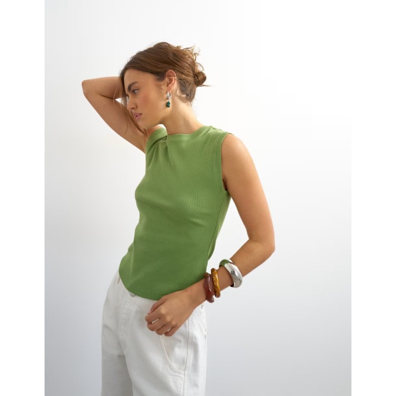 31001056 TSADELA SL RIB BOYFRIEND TANK JRS