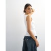 31001052 TSELLA SL STRIPE BUTTON RIB VEST JRS