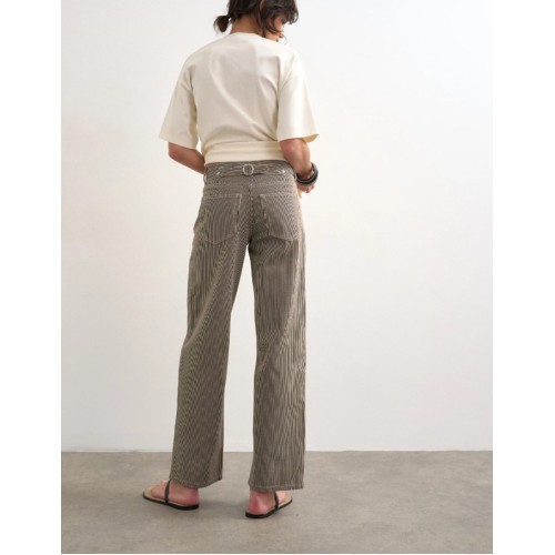 31001334 TSCHNCH LR WIDE DNM JEANS BRW