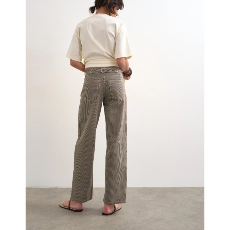 31001334 TSCHNCH LR WIDE DNM JEANS BRW