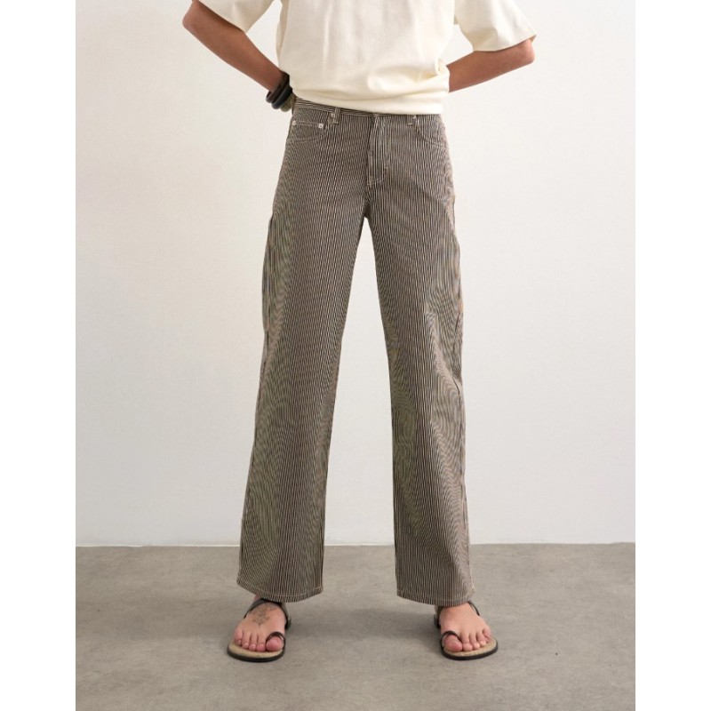 31001334 TSCHNCH LR WIDE DNM JEANS BRW
