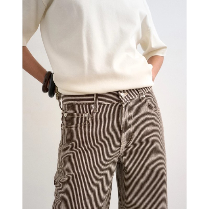 31001334 TSCHNCH LR WIDE DNM JEANS BRW