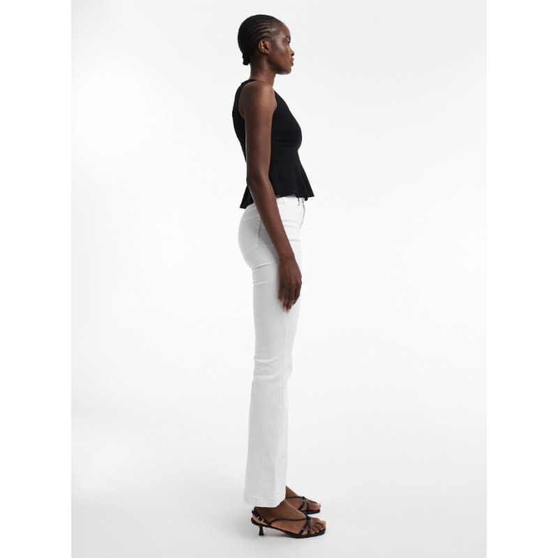 31000971 TSJAMIE HR FLARE DNM JEANS WHITE