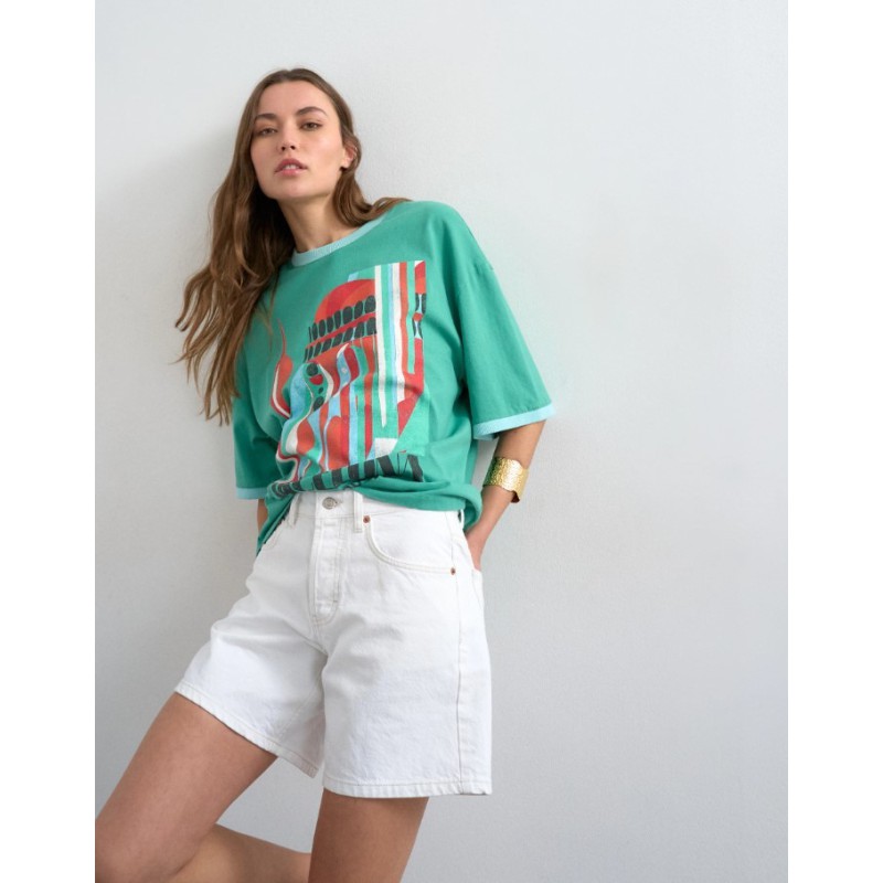 31001014 TSVIGGA HR DNM SHORTS WHITE