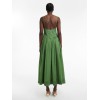 31001033 TSJULIA SL STRAP DETAIL MIDI DRESS WVN
