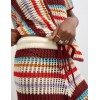 31001103 TSKAIA HR CROCHET STRIPPED KNIT SHORTS