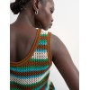 31001111 TSGURU SS MULTI STRIPPED KNIT VEST