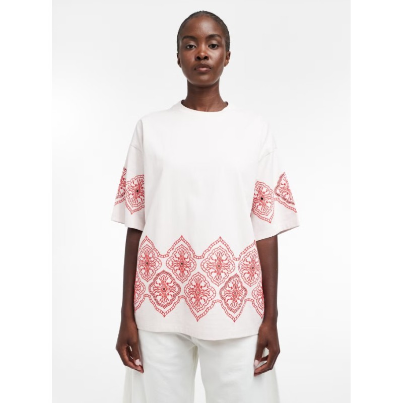 31001238 TSEMMA EMB OVERSIZED T-SHIRT JRS