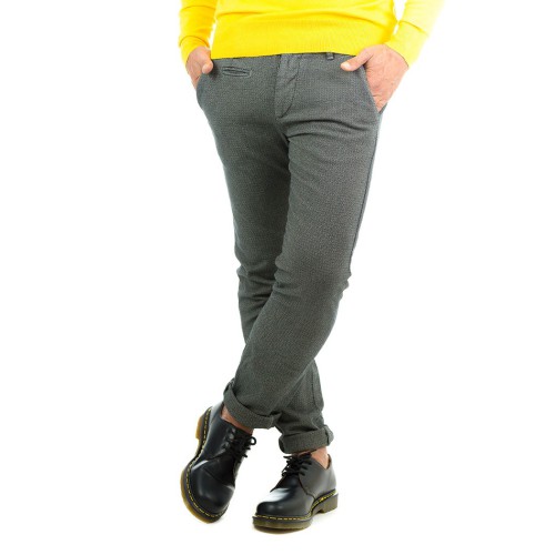 CHINOS ΠΑΝΤΕΛΟΝΙ ΓΚΡΙ ΜΕ ΣΧΕΔΙΟ UNIFORM