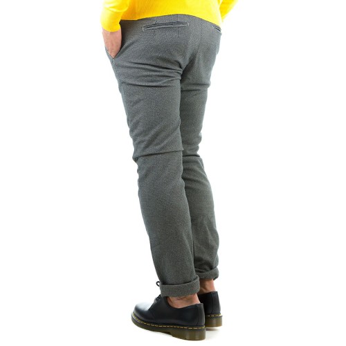 CHINOS ΠΑΝΤΕΛΟΝΙ ΓΚΡΙ ΜΕ ΣΧΕΔΙΟ UNIFORM