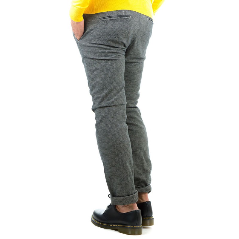 CHINOS ΠΑΝΤΕΛΟΝΙ ΓΚΡΙ ΜΕ ΣΧΕΔΙΟ UNIFORM