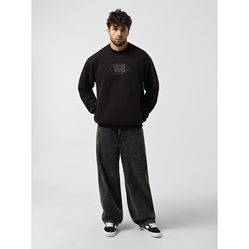 VN000P8HBLK1 CLASSIC OVAL CREW BLACK