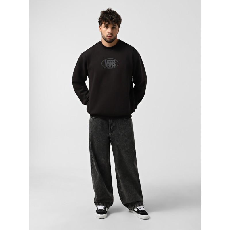 VN000P8HBLK1 CLASSIC OVAL CREW BLACK