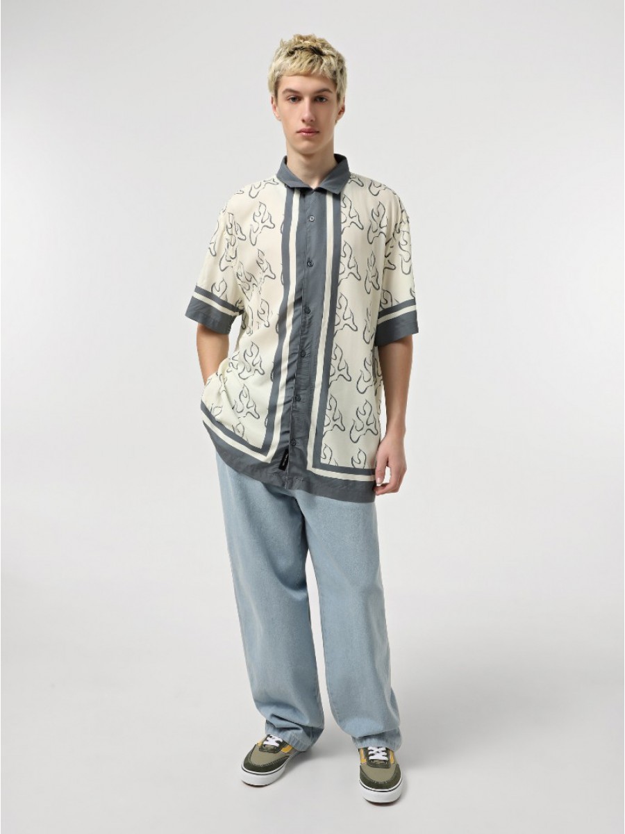 VN000M17E591 BLAZE BPRDER SS WOVEN LEMON ICING