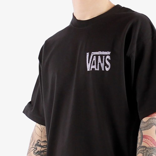 VN000SXDBLK1 SIDE TALK SS TEE BLACK