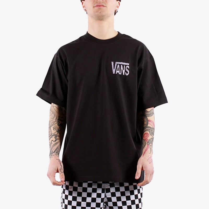 VN000SXDBLK1 SIDE TALK SS TEE BLACK