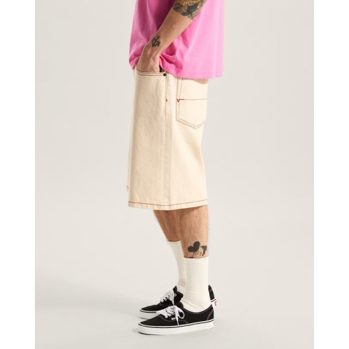 VN000C9VGCF1 CHEC-5 BAGGY DENIM SHO NATURAL