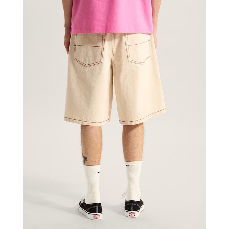 VN000C9VGCF1 CHEC-5 BAGGY DENIM SHO NATURAL