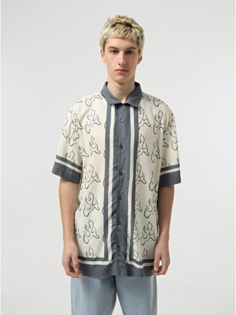 VN000M17E591 BLAZE BPRDER SS WOVEN LEMON ICING