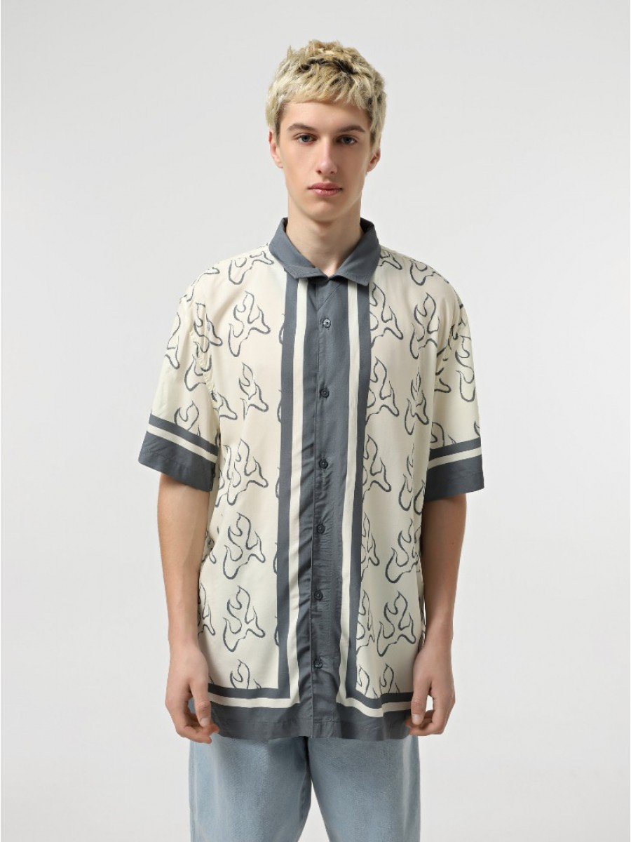 VN000M17E591 BLAZE BPRDER SS WOVEN LEMON ICING