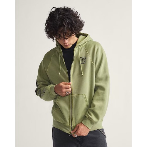 VN000PJMZBF1 MTE TEAM TEAM FUL ZIP LODEN GREEN