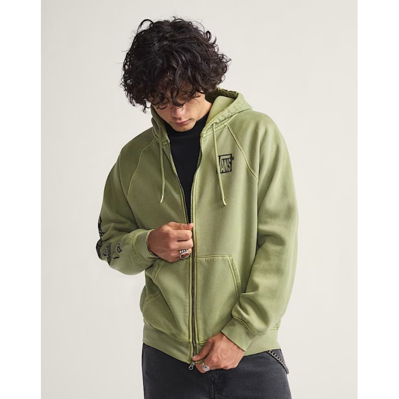 VN000PJMZBF1 MTE TEAM TEAM FUL ZIP LODEN GREEN
