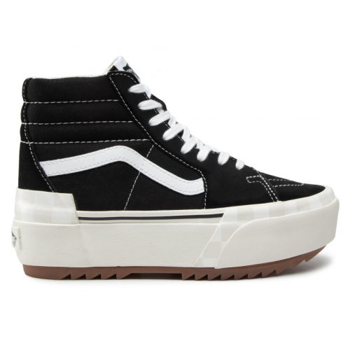 VN0A4BTW5ZN1 UA SK8-HI STACKED SUCV BLACK