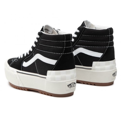 VN0A4BTW5ZN1 UA SK8-HI STACKED SUCV BLACK