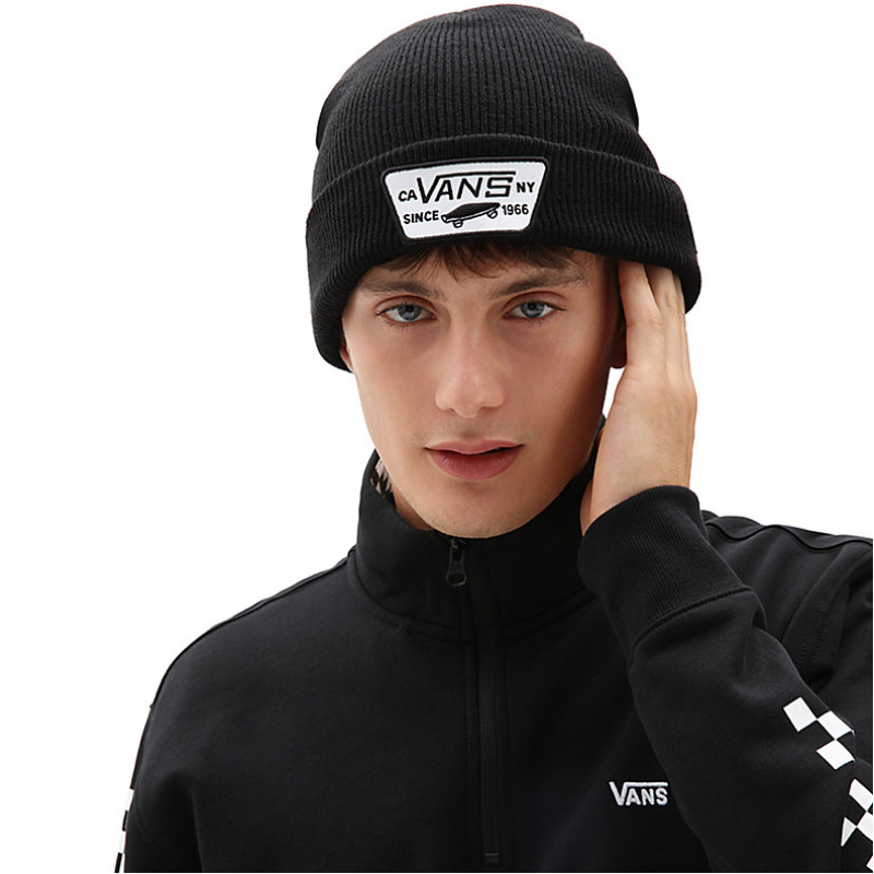 VN000UOUBLK1 MN MILFORD BEANIE BLACK