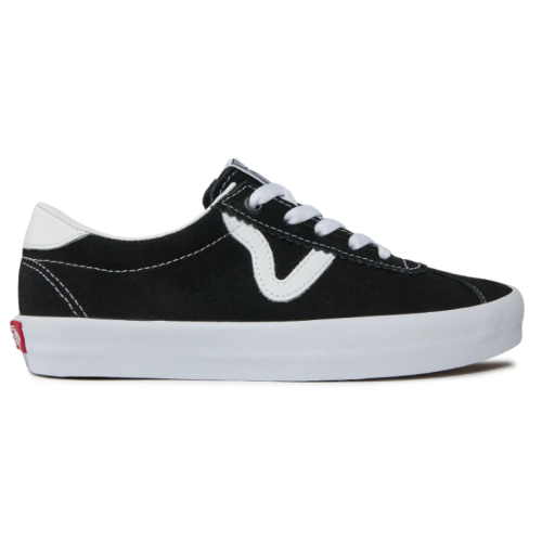 VN000CQRBZW1 SPORT LOW BLACK/WHITE