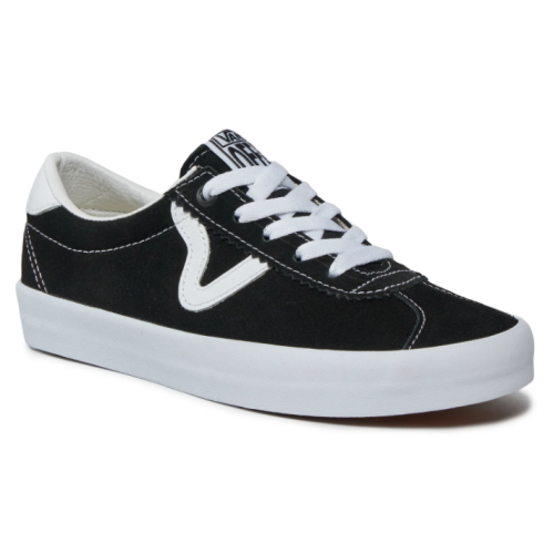 VN000CQRBZW1 SPORT LOW BLACK/WHITE