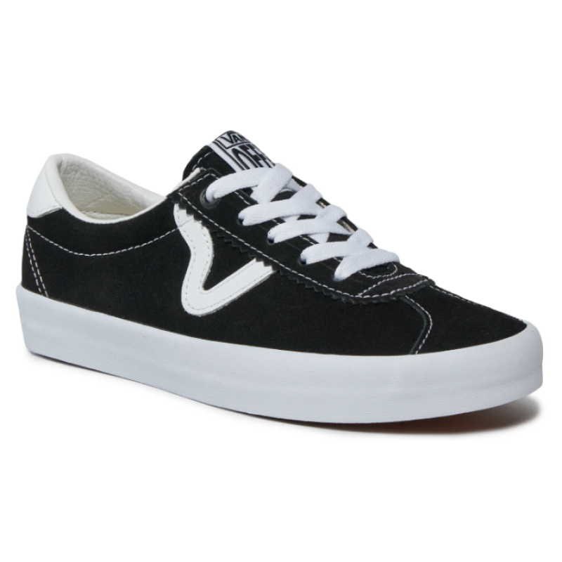 VN000CQRBZW1 SPORT LOW BLACK/WHITE