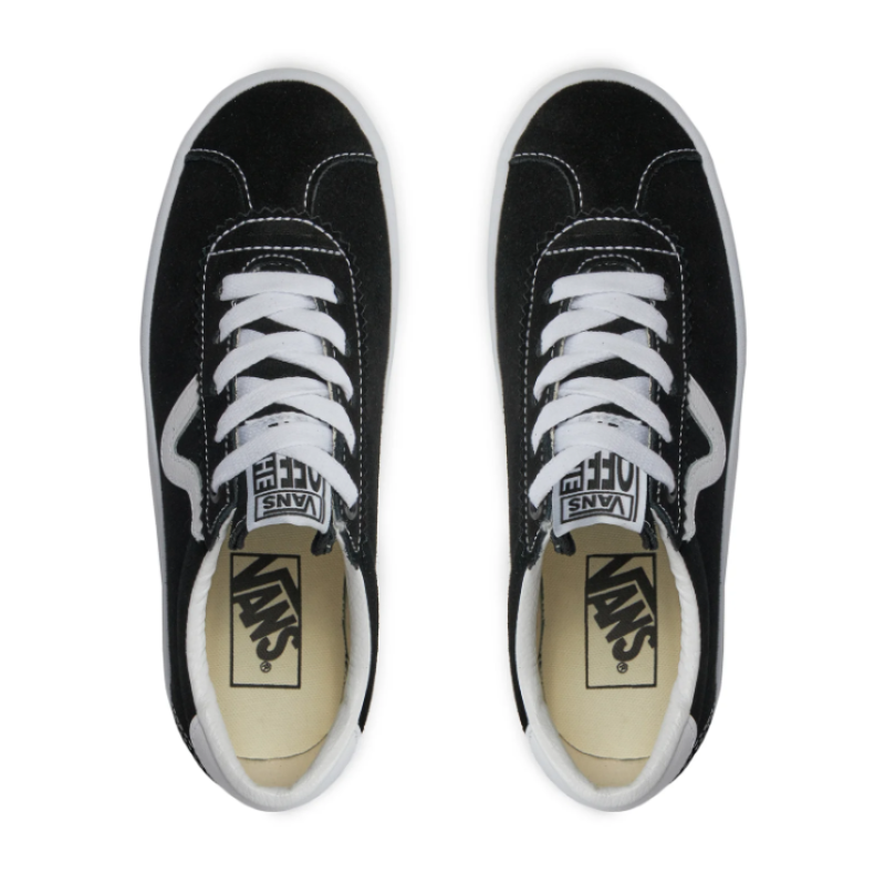 VN000CQRBZW1 SPORT LOW BLACK/WHITE
