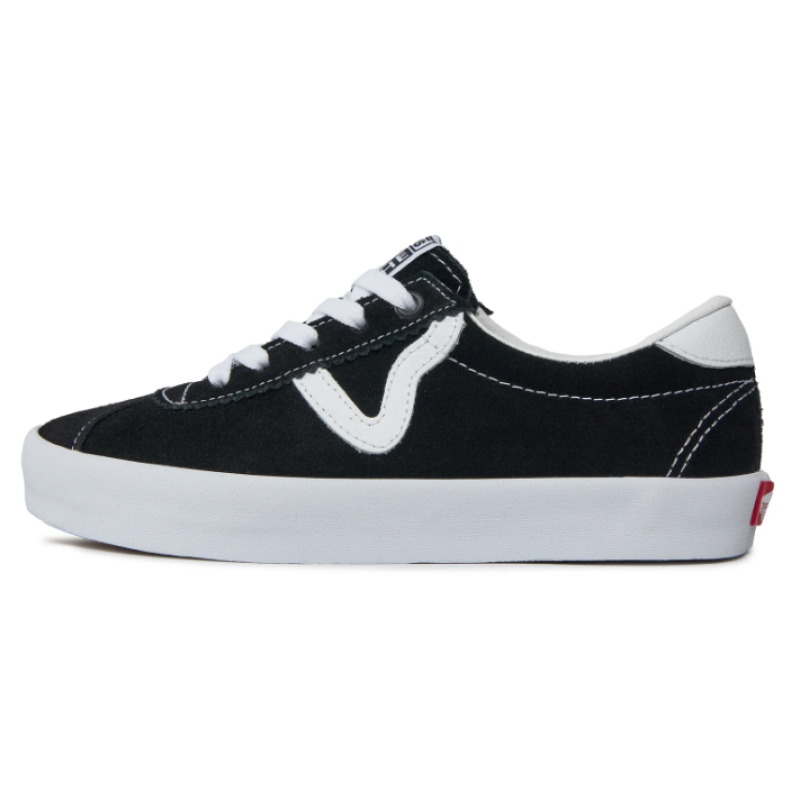 VN000CQRBZW1 SPORT LOW BLACK/WHITE
