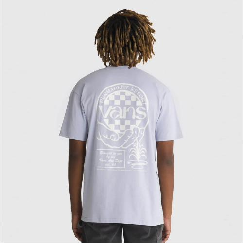 VN000G5PCR21 HAND CIRCLE SS TEE COSMIC SKY