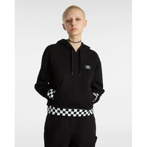 VN000GJ2BLK1 BOOM BOOM CHECK CROP II BLACK