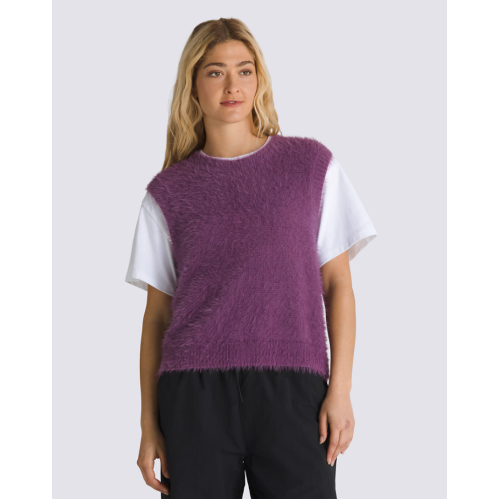VN000HQ4CIF1 ROFER SWEATER VEST GRAPE JAM