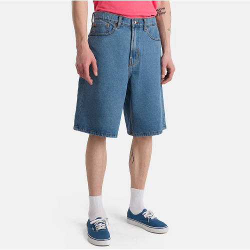 VN000C9VCDX1 CHECK-5 BAGGY DENIM SHO STONEWASH