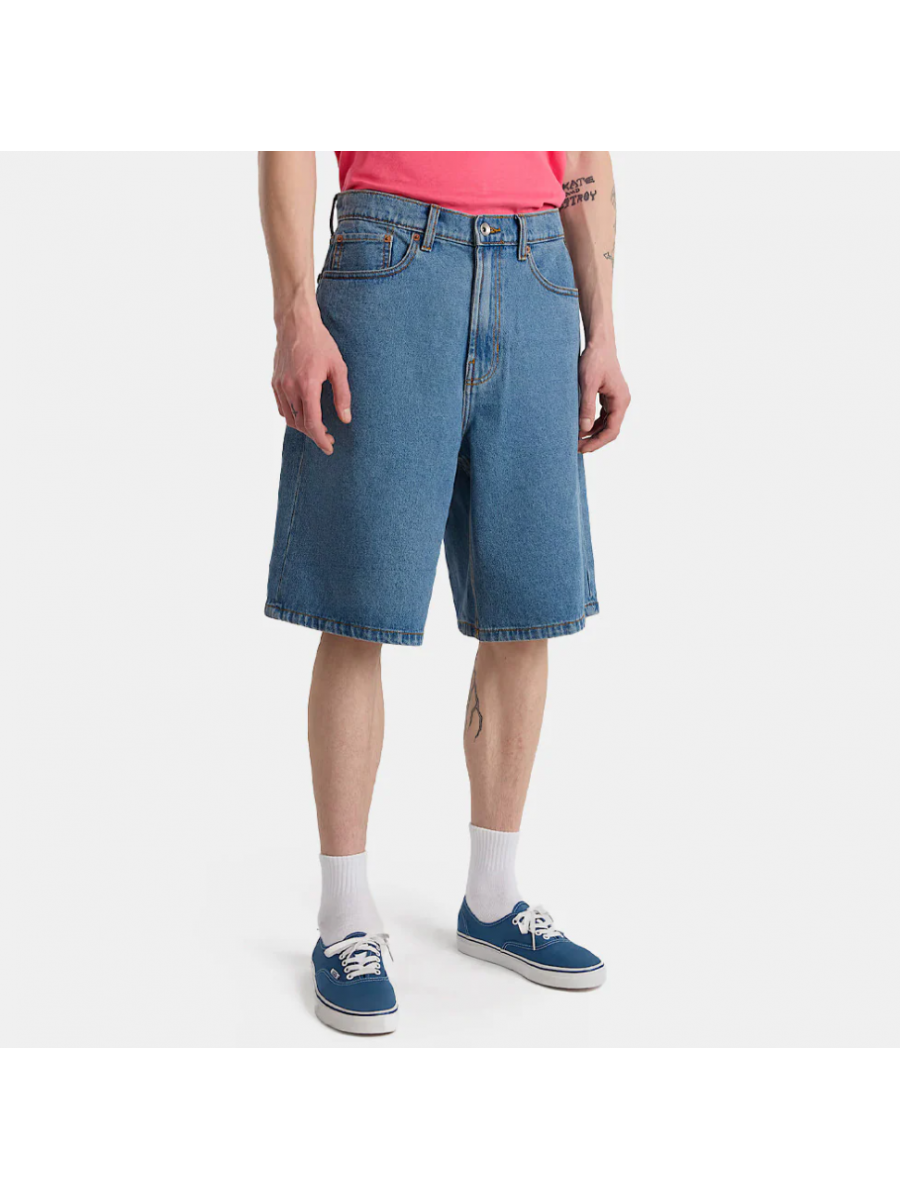 VN000C9VCDX1 CHECK-5 BAGGY DENIM SHO STONEWASH