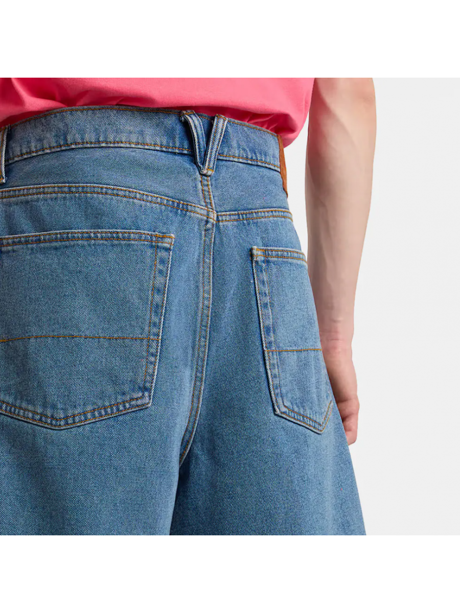 VN000C9VCDX1 CHECK-5 BAGGY DENIM SHO STONEWASH