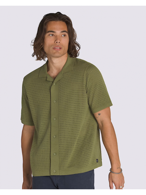 VN000KUYZBF1 FELDMAN SWEATER POLO LODEN GREEN