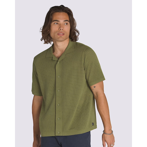 VN000KUYZBF1 FELDMAN SWEATER POLO LODEN GREEN