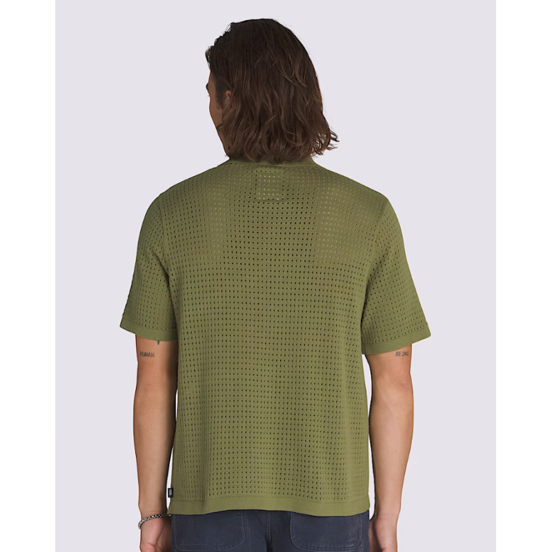 VN000KUYZBF1 FELDMAN SWEATER POLO LODEN GREEN