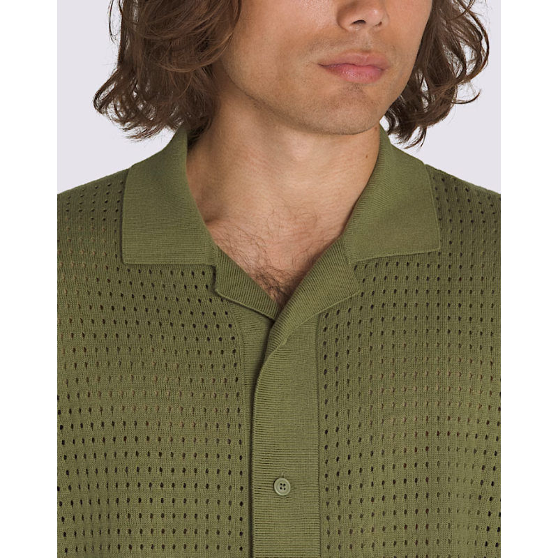 VN000KUYZBF1 FELDMAN SWEATER POLO LODEN GREEN