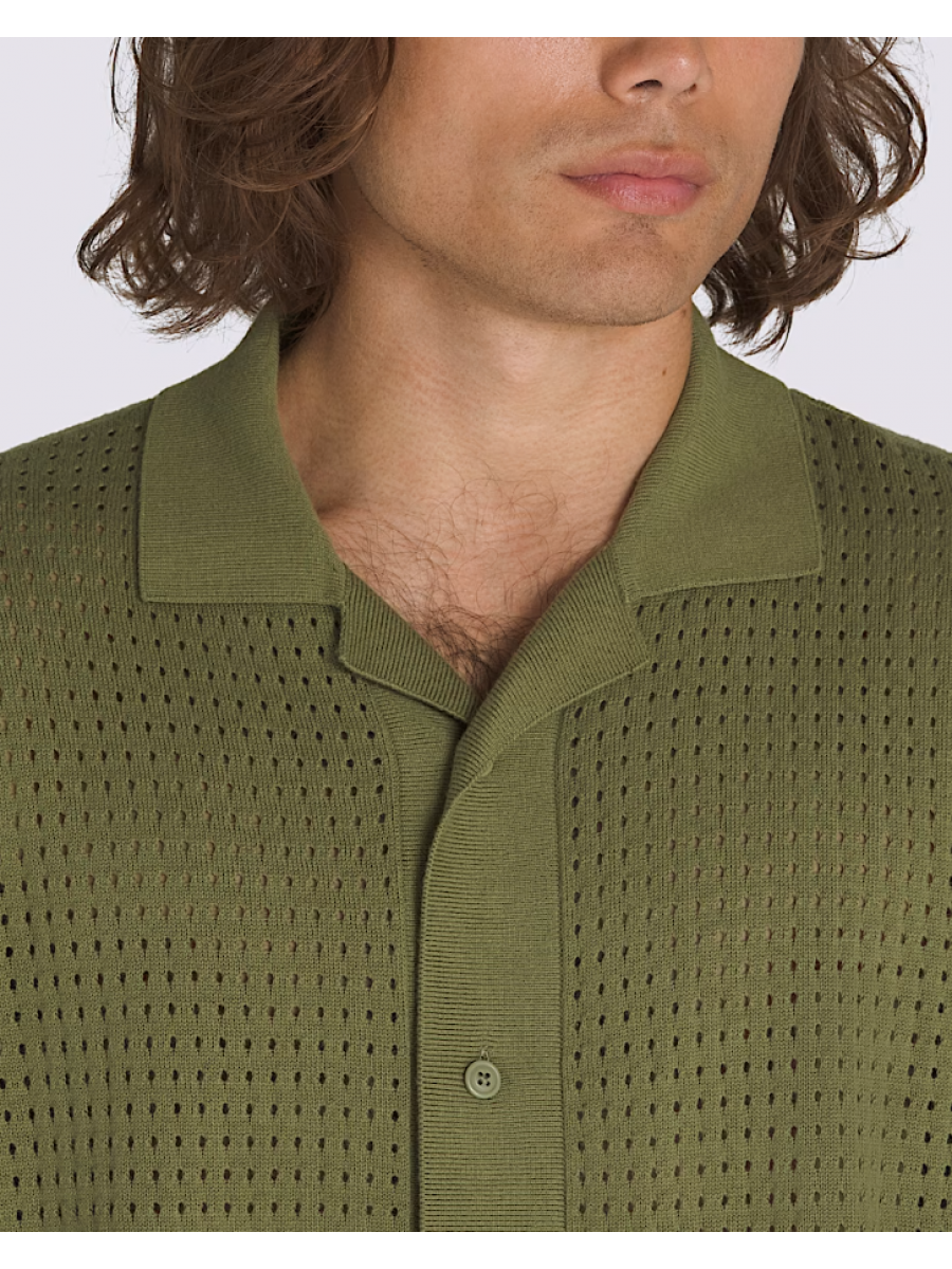 VN000KUYZBF1 FELDMAN SWEATER POLO LODEN GREEN
