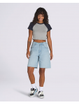 VN000MBJTTJ1 SIRELLE CUT-OFF JORTS LIGHT STONE