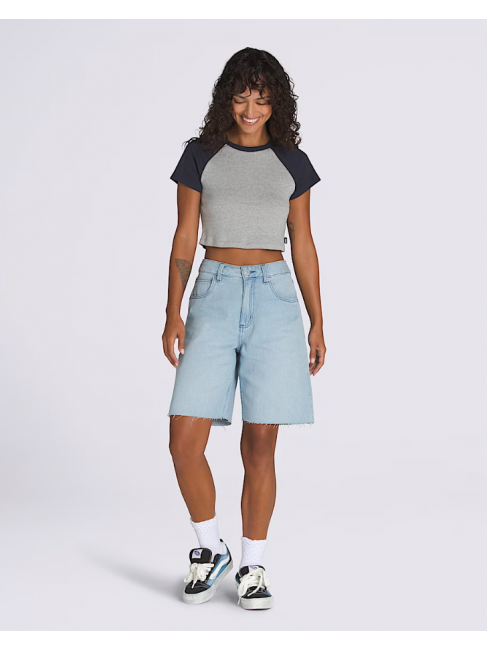 VN000MBJTTJ1 SIRELLE CUT-OFF JORTS LIGHT STONE