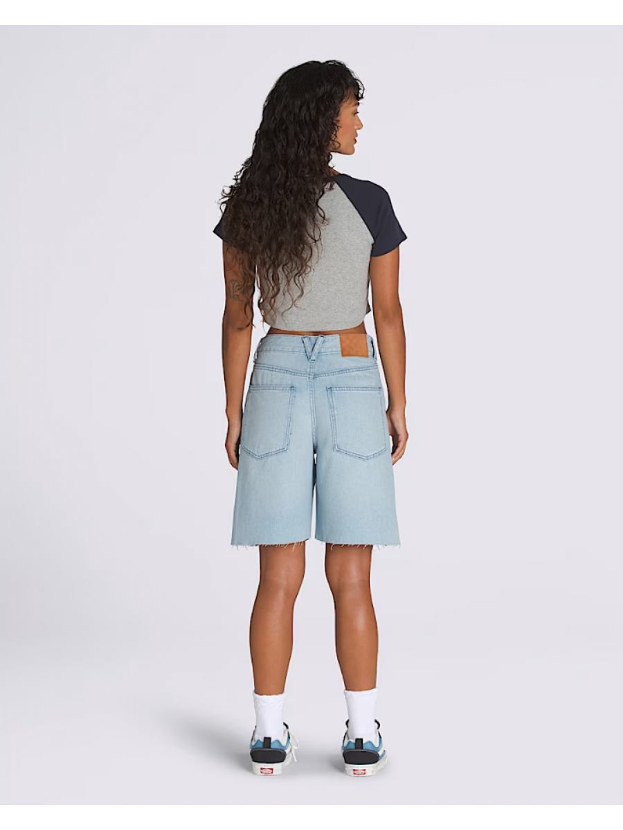 VN000MBJTTJ1 SIRELLE CUT-OFF JORTS LIGHT STONE